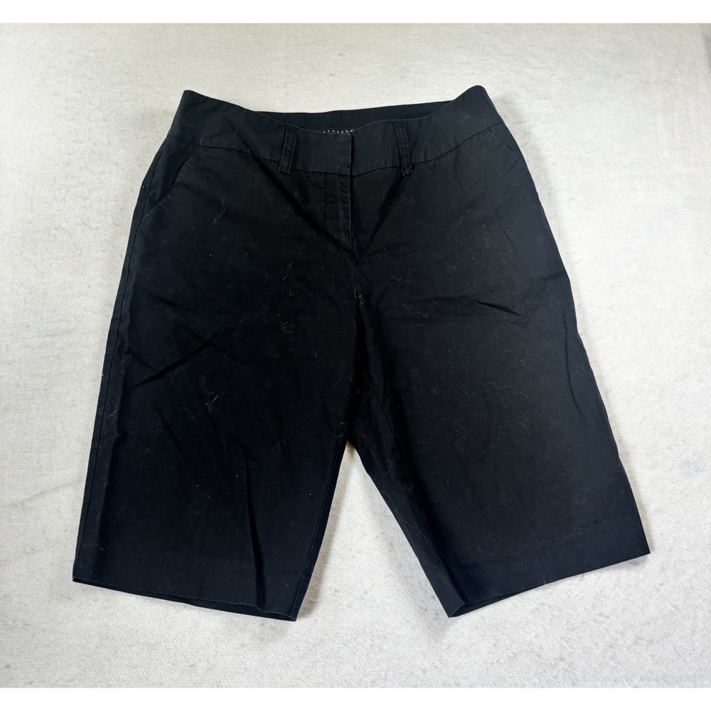 Apostrophe Womens‎ 10 (30x12.5) Bermuda Shorts Black Stretch
